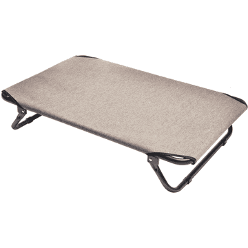 Chaise longue pliable beige pour chien