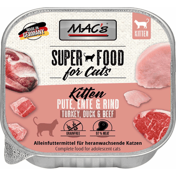 CAT Kitten Pute, Ente & Rind - Schale
