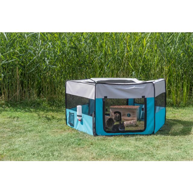 Nylon outdoor enclosure with net &amp; floor