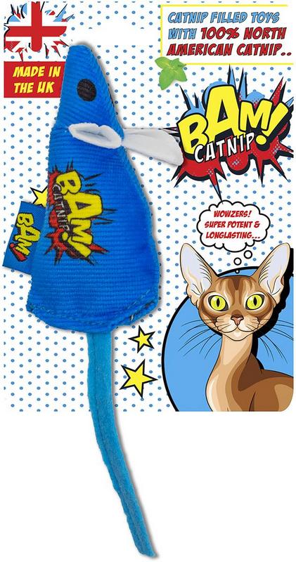 Jouet Catnip Blue Mouse
