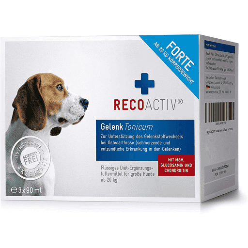 RECOACTIV® Gelenk Forte Tonicum für Hunde 3x90ml online kaufen iPet.ch