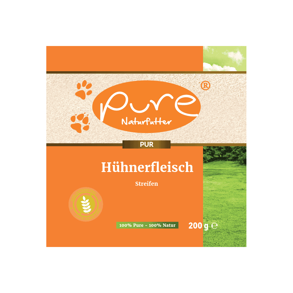 Bandes de viande de poulet
