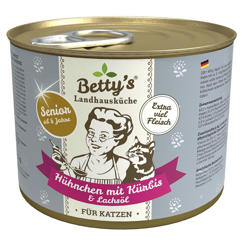 Senior Hühnchen mit Kürbis & Lachsöl