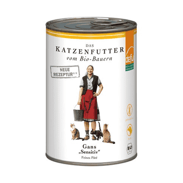 Katze Bio-Gans Sensitive Pâté - neue Rezeptur