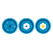 Senses 2.0 Flower Fountain mit LED Nachtlicht
