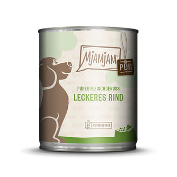 Dog pure meat enjoyment - delicious pure beef