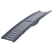 Klapp-Rampe Petwalk, 3-fach klappbar