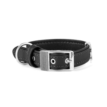 Bilbao Similpelle Halsband für Hunde in schwarz