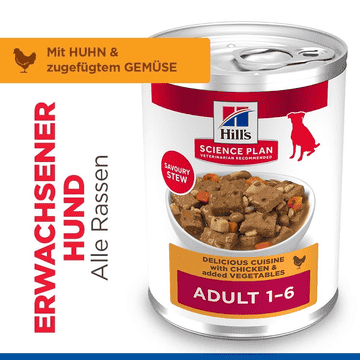 Canine Adult 1-6 Delicious Cuisine with chicken & added vegetables can