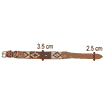 Halsband Ethnic, grün