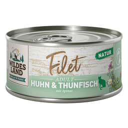 Feline Filet Adult Huhn & Thunfisch mit Spinat