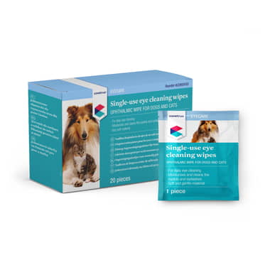 CVet Single-use eye cleaning wipes