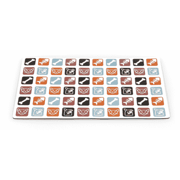 Magnetic food mats