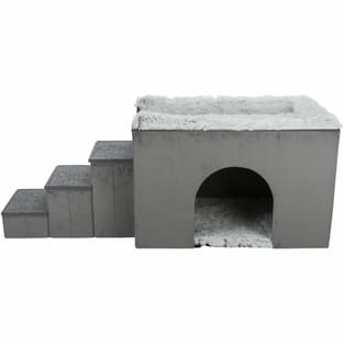 Höhle Harvey mit Treppe, grau