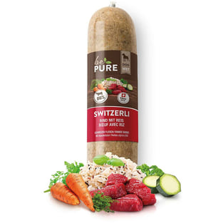 Dog Switzerli Rind + Reis