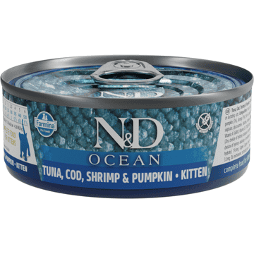 Feline Kitten Ocean - Thunfisch, Kabeljau, Garnelen & Kürbis
