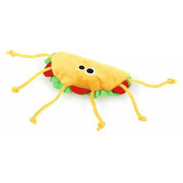 Jouet pour chats en peluche, Taco