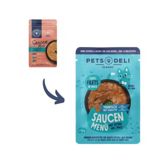 Adult Saucen Menü Thunfisch mit Karotte