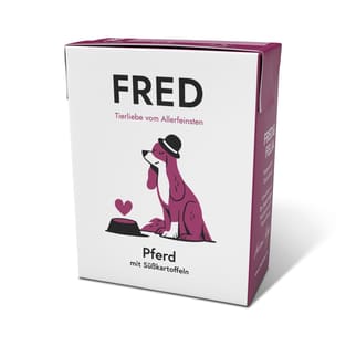 FRED Pferd mit Süsskartoffeln