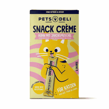 Snack Crème Huhn mit Jakobsmuschel - Snack Crème Poulet avec coquilles Saint-Jacques