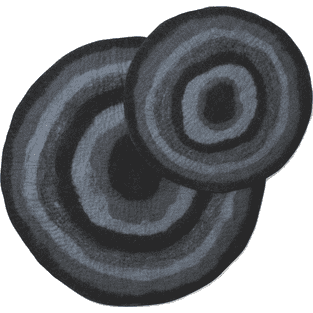 Tapis Agate Noir