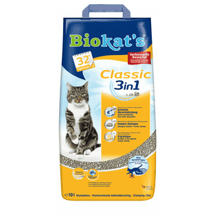 Classic, litière pour chats 3en1