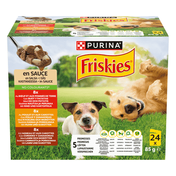 Dog Adult in Sauce, Rind, Huhn, Lamm und Gemüse
