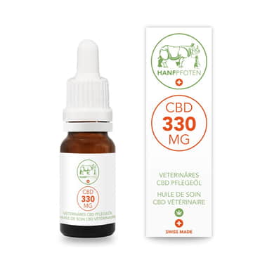 Huile de soin CBD 330mg pour chiens de races moyennes
