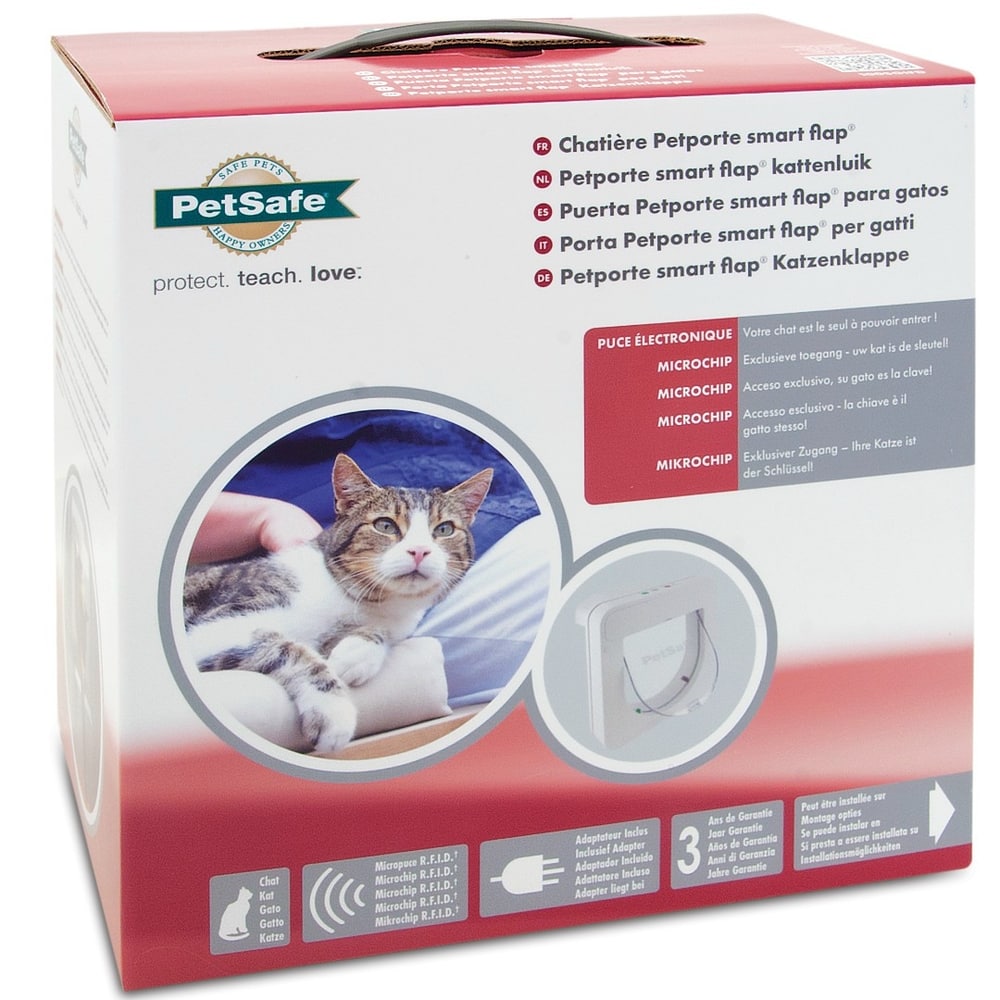 Chatière blanche PetPorte Smart Flap