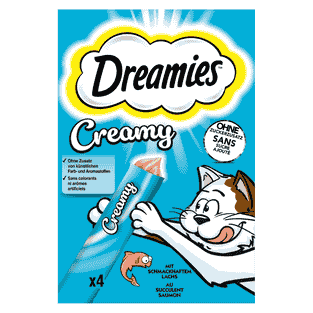 Dreamies Creamy Snacks Saumon