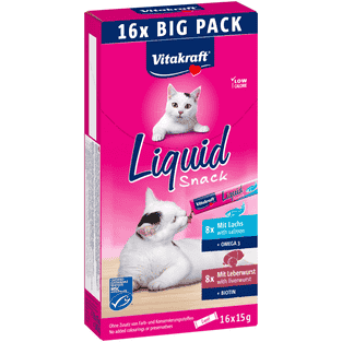 Cat Liquid Snack Lachs & Leberwurst