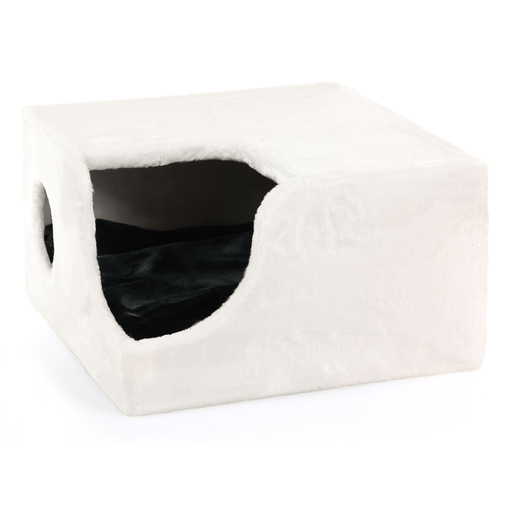 Chillout Box avec coussin 52 x 52 x 30cm, blanc