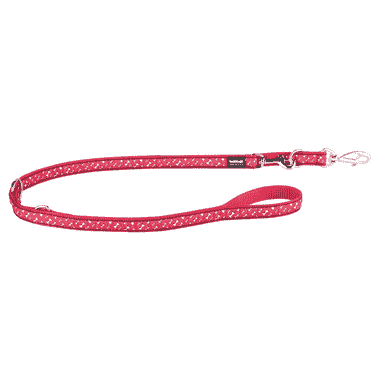 Laisse Design Flying Bones Red