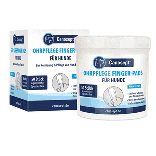 Ohrpflege Finger-Pads für Hunde