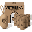 Set distributeur de sacs à crottes Coffee, 7 rouleaux