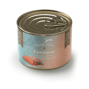 Famousse Katze getreidefrei Lachs+Huhn