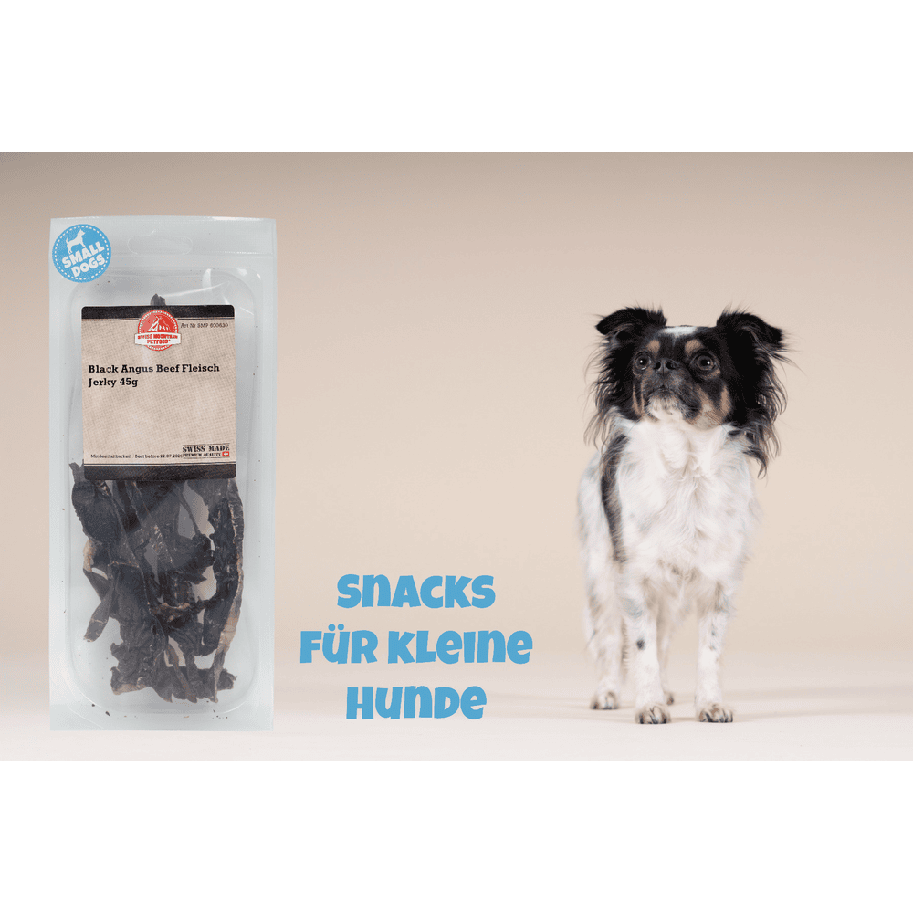 Black Angus Beef Fleisch Jerky for Small Dogs