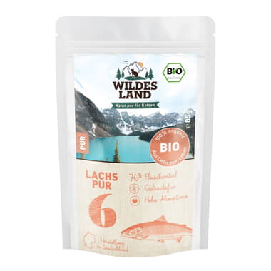 Feline Adult BIO Saumon PUR avec huile de saumon - en sachets