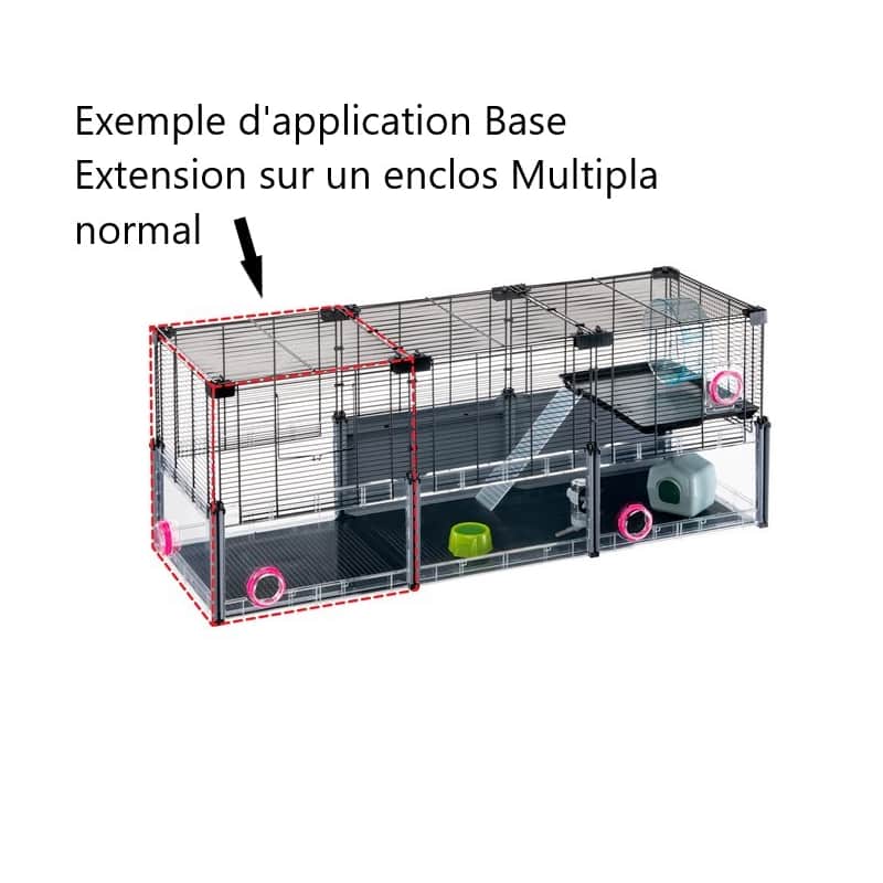 Cage Kerbl Métal Gris Rongeurs Hexagonal