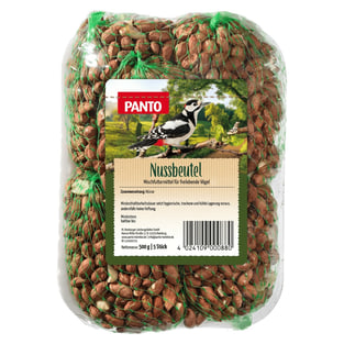 Nussbeutel für Wildvögel und Eichhörnchen