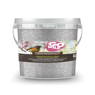 Nourriture pour oiseaux sauvages premium graines de tournesol noires