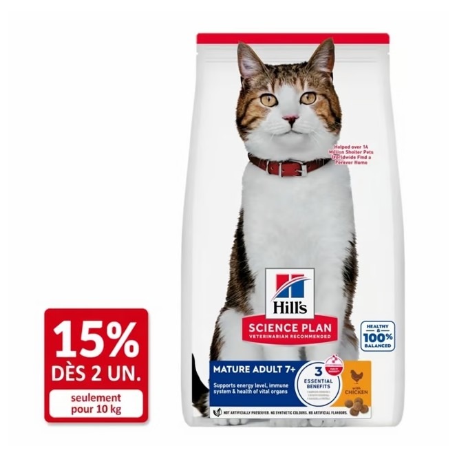 Feline Mature Adult 7+ poulet