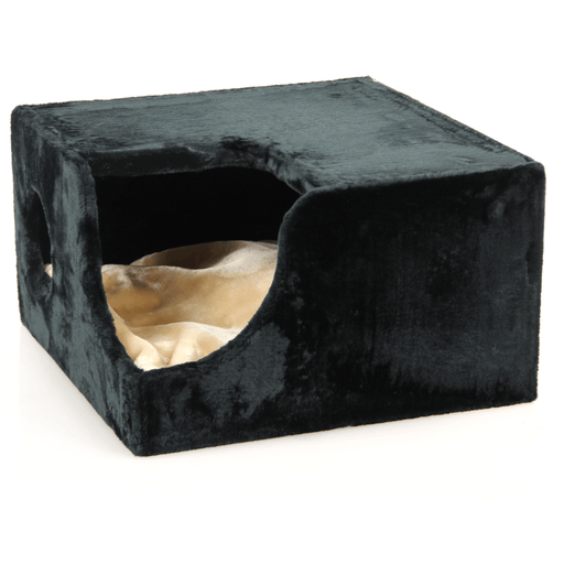 Chillout Box avec coussin 52 x 52 x 30cm, noir
