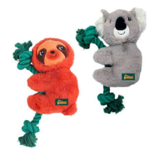 2 x Jouet pour chiens Safari Rope Cuddle