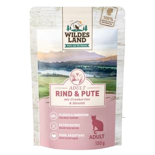 Feline Classic Adult Rind und Pute mit Cranberries - Beutel