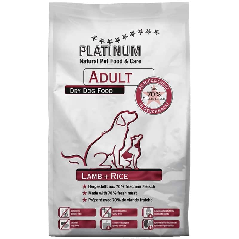 Platinum Adult Dry Dog Lamb erhältlich bei iPet.ch