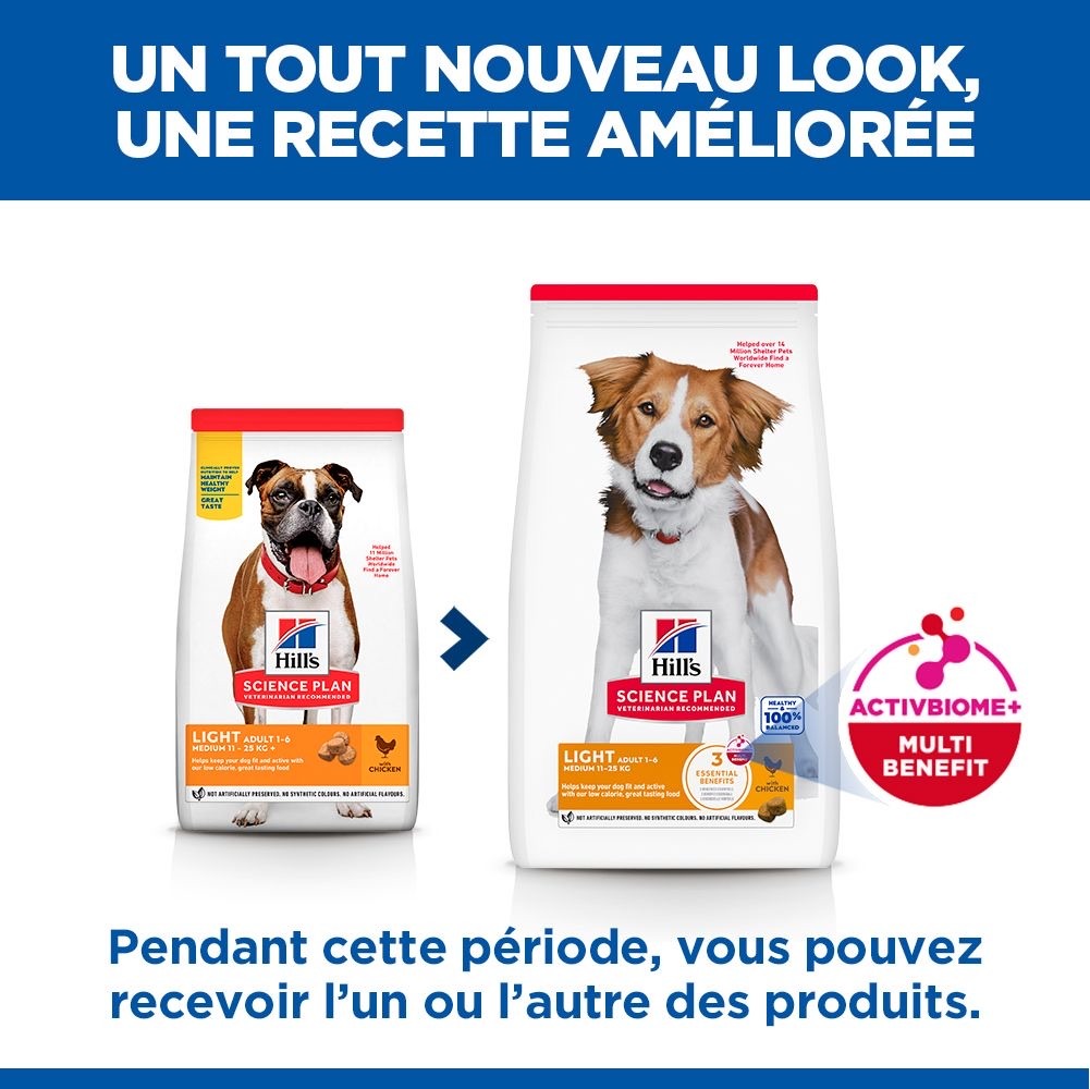 Canine Adult Light Medium Breed