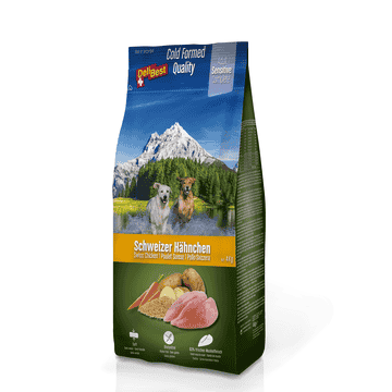 Dog Adult Premium Complete Sensitive Schweizer Hähnchen
