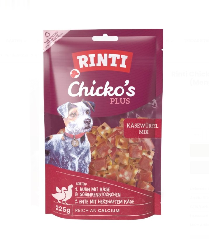 Chickos Plus Käsewürfelmix