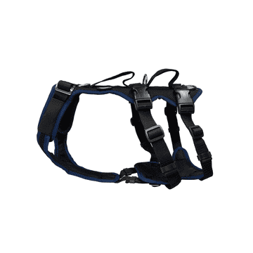 Hundegeschirr Vary Support, schwarz/marineblau
